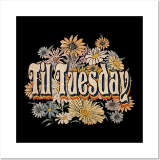 Retro Tuesday Name Flowers Limited Edition Classic Styles Posters and Art